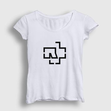 Presmono Kadın Logo Rammstein T-shirt