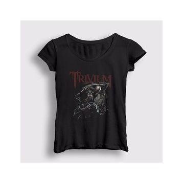 Presmono Kadın Reaper Trivium T-shirt
