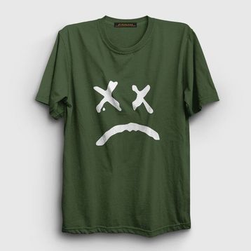 Presmono Kadın Sad Face Lil Peep T-shirt