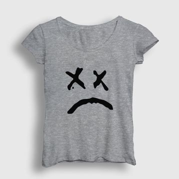 Presmono Kadın Sad Face Lil Peep T-shirt