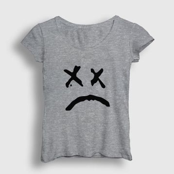 Presmono Kadın Sad Face Lil Peep T-shirt