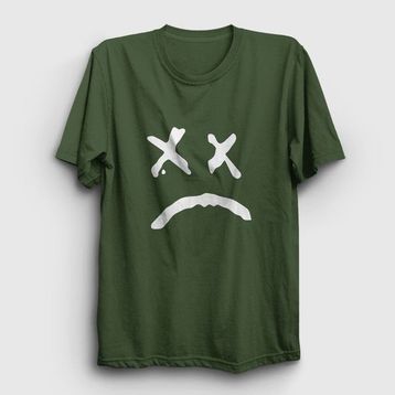 Presmono Kadın Sad Face Lil Peep T-shirt