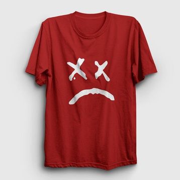 Presmono Kadın Sad Face Lil Peep T-shirt