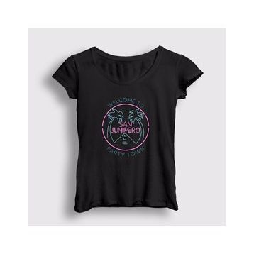 Presmono Kadın San Junipero Black Mirror T-shirt