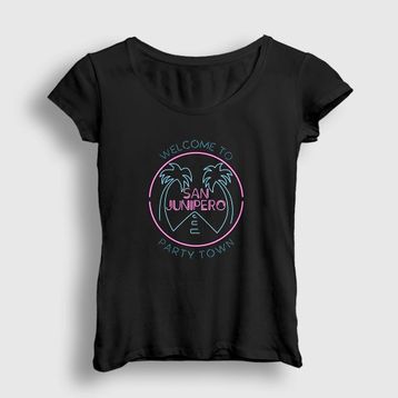 Presmono Kadın San Junipero Black Mirror T-shirt