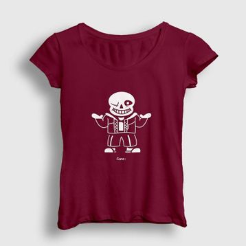 Presmono Kadın Sans Undertale T-shirt