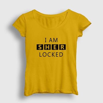 Presmono Kadın Sherlocked Sherlock Holmes T-shirt