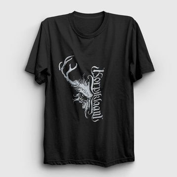 Presmono Kadın Skull Korpiklaani T-shirt