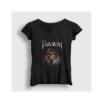 Presmono Kadın Skull Trivium T-shirt
