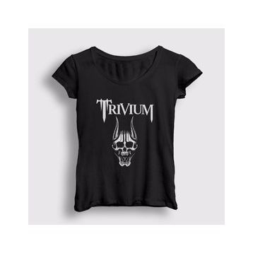 Presmono Kadın Skull V2 Trivium T-shirt