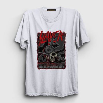 Presmono Kadın Slayed Slayer T-shirt