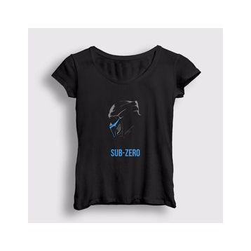 Presmono Kadın Sub Zero Mortal Kombat T-shirt