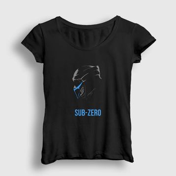 Presmono Kadın Sub Zero Mortal Kombat T-shirt
