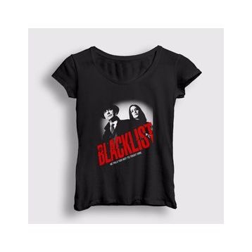 Presmono Kadın Trust The Blacklist T-shirt