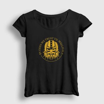 Presmono Kadın Trust Vikings T-shirt