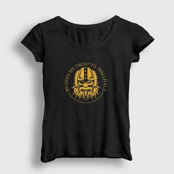 Presmono Kadın Trust Vikings T-shirt