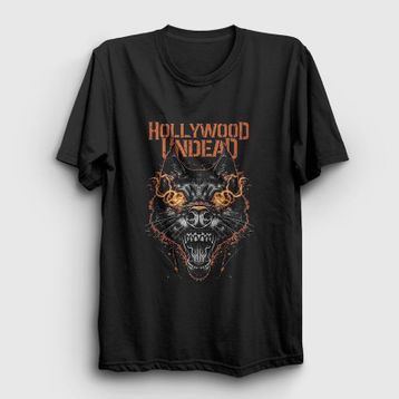 Presmono Kadın Wolf Hollywood Undead T-shirt