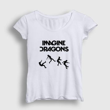 Presmono Kadın World Imagine Dragons T-shirt
