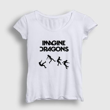 Presmono Kadın World Imagine Dragons T-shirt