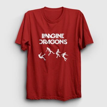 Presmono Kadın World Imagine Dragons T-shirt