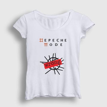 Presmono Kadın Wrong Depeche Mode T-shirt