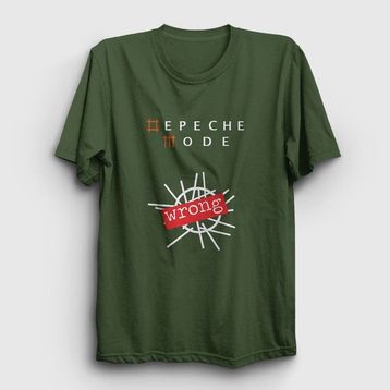 Presmono Kadın Wrong Depeche Mode T-shirt