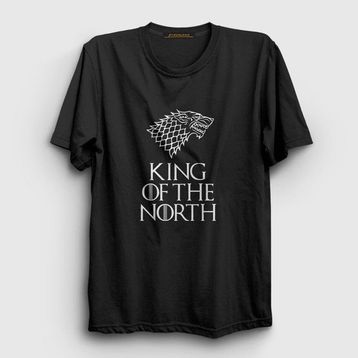 Presmono King Game Of Thrones Siyah Unisex T-Shirt