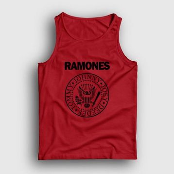Presmono Kırmızı Logo Ramones Erkek Atlet