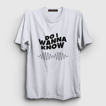 Presmono Know Arctic Monkeys Beyaz Unisex T-shirt