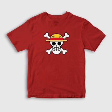 Presmono Logo Anime One Piece Beyaz Unisex T-shirt