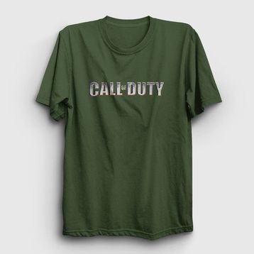 Presmono Logo Call Of Duty Haki Unisex T-shirt
