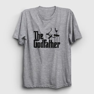 Presmono Logo Film Baba The Godfather Beyaz Unisex T-shirt