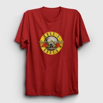 Presmono Logo Guns N' Roses Beyaz Unisex T-shirt