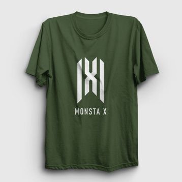 Presmono Logo K-Pop Monsta X Kadın T-shirt