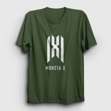 Presmono Logo K-Pop Monsta X Kadın T-shirt