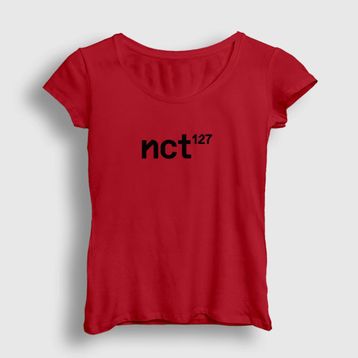 Presmono Logo K-Pop Nct 127 Kadın T-shirt