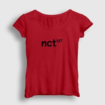 Presmono Logo K-Pop Nct 127 Kadın T-shirt