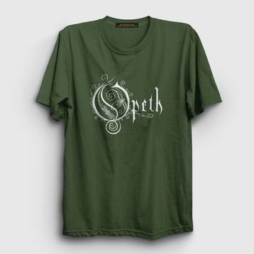 Presmono Logo Opeth Haki Unisex T-Shirt