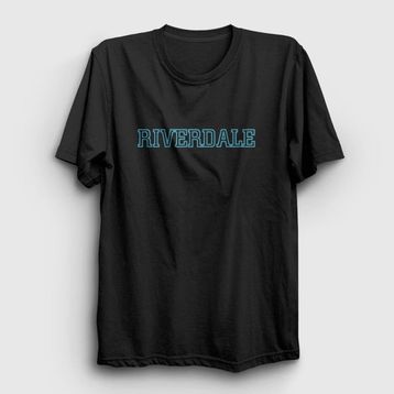 Presmono Logo Riverdale Beyaz Unisex T-shirt