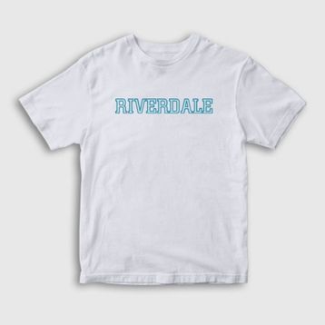 Presmono Logo Riverdale Beyaz Unisex T-shirt