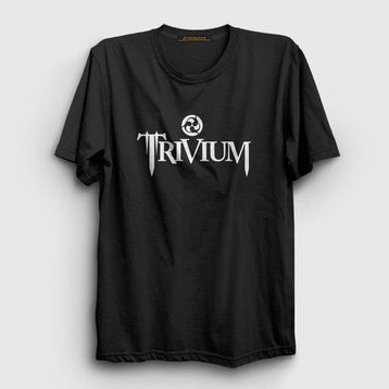 Presmono Logo Trivium Siyah Unisex T-Shirt