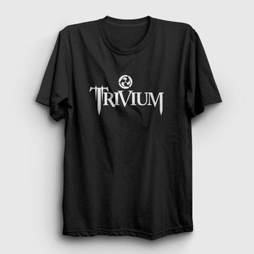 Presmono Logo Trivium Siyah Unisex T-Shirt