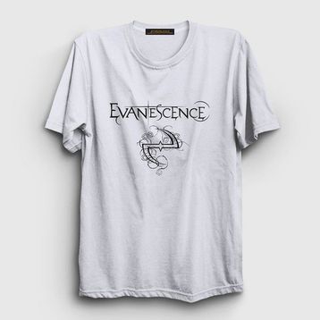Presmono Logo V2 Evanescence Beyaz Unisex T-shirt