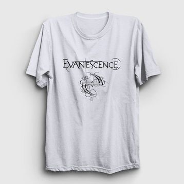 Presmono Logo V2 Evanescence Beyaz Unisex T-shirt