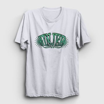Presmono Logo V2 Jinjer Beyaz Unisex T-shirt