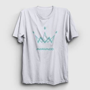Presmono Logo V2 K-Pop Mamamoo Beyaz Unisex T-shirt