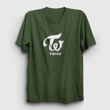 Presmono Logo V2 K-Pop Twice Sarı Unisex T-Shirt