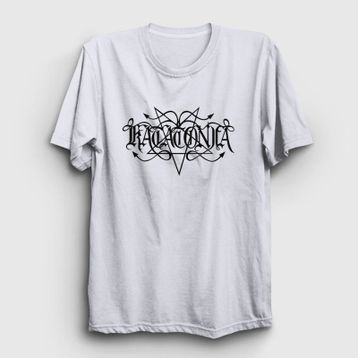 Presmono Logo V2 Katatonia Beyaz Unisex T-shirt