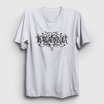 Presmono Logo V2 Katatonia Beyaz Unisex T-shirt