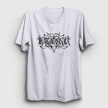 Presmono Logo V2 Katatonia Beyaz Unisex T-shirt
